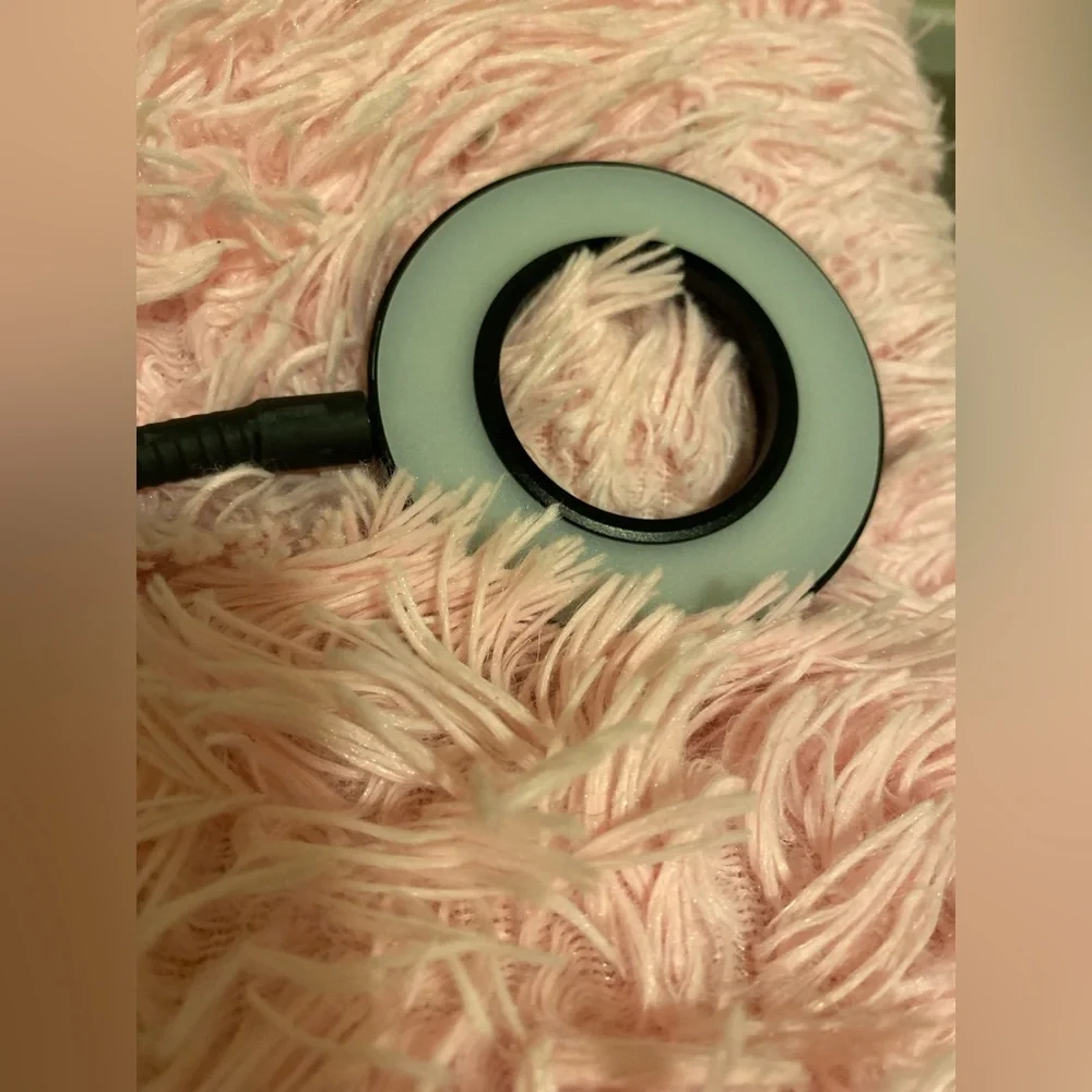 Camera with ring light
